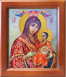 Вифлеемская икона Божией Матери, в рамке 12,5*14,5 см - Иконы оптом