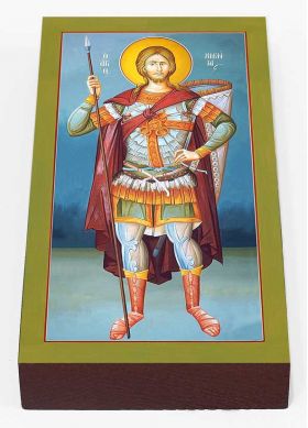 Великомученик Никита Готфский, икона на доске 7*13 см - Иконы оптом