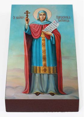 Великомученица Параскева Пятница, икона на доске 7*13 см - Иконы оптом