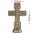 Крест Распятие на подставке литое, размер 20,5*12,5 см - Кресты