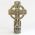Крест Распятие настенное литое в круге, размер 22,5*12,5 см - Кресты